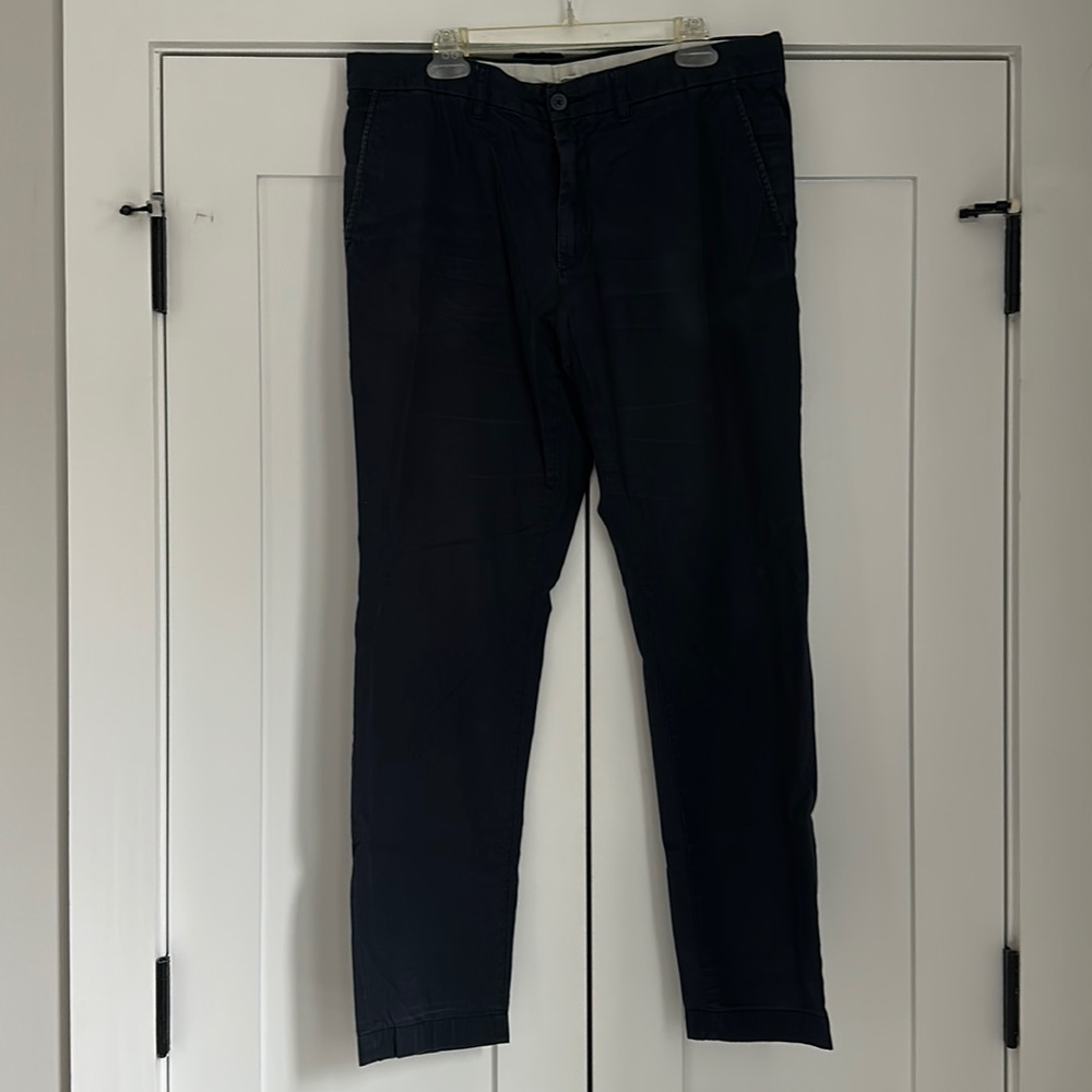 H&M Navy Blue Chino Khaki, size 36, slim fit
